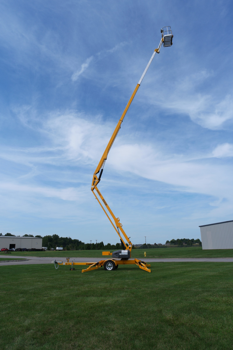 Towable Boom Lift Rental Sunbelt 35' Articulating Towable Man Lift