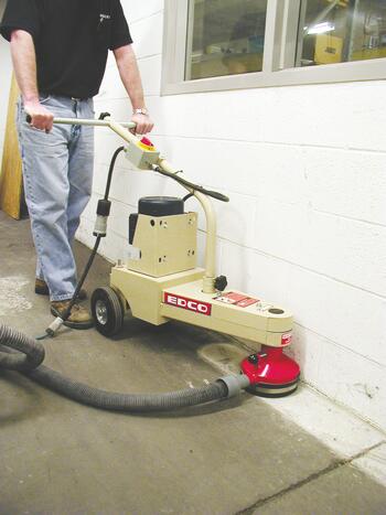 Concrete sander with deals vacuum