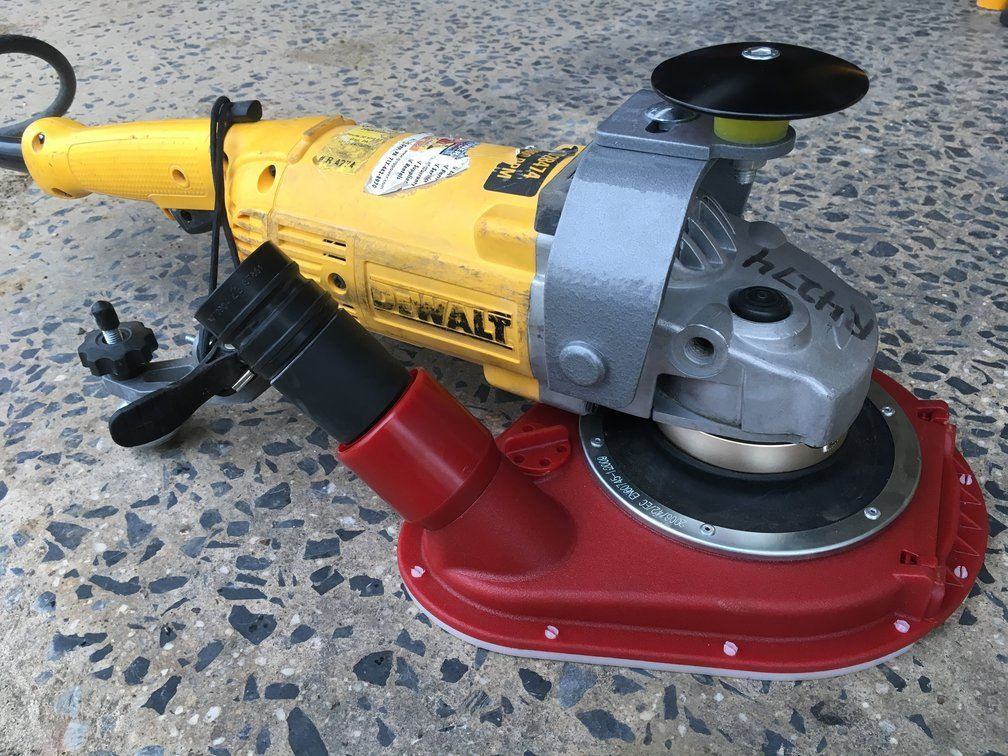 Handheld deals floor grinder