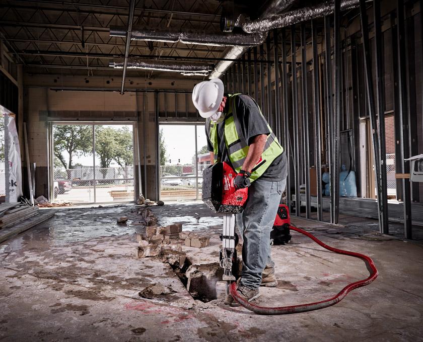 Battery on sale powered jackhammer