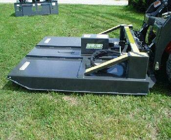 Rent an 72" Brush Mower For Skidloader