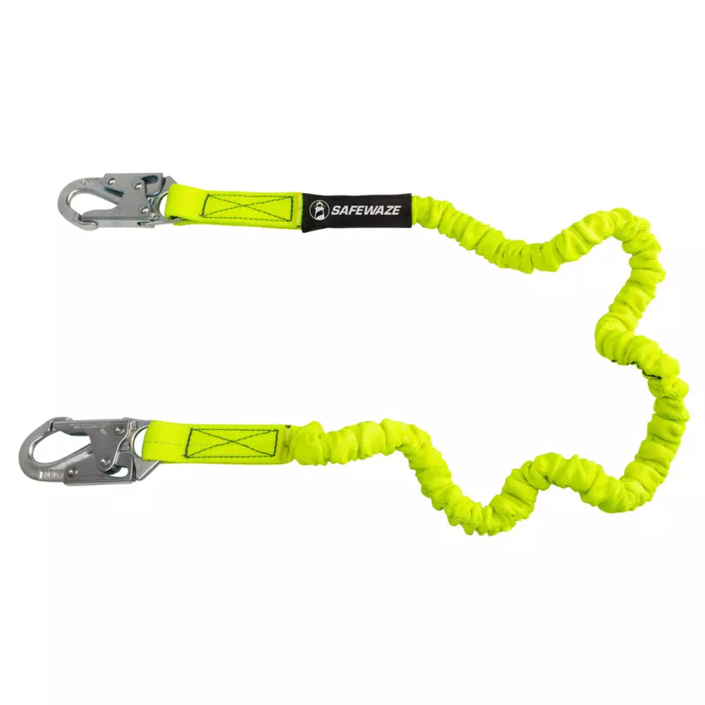 XBSXP Double Shock Absorbing Lanyard, Fall Protection Lanyard Safety  Harness Extension Cord for Tree Climbing/Roofing, Retractable Elasticity  Safety Rope 80cm~140cm : : DIY & Tools