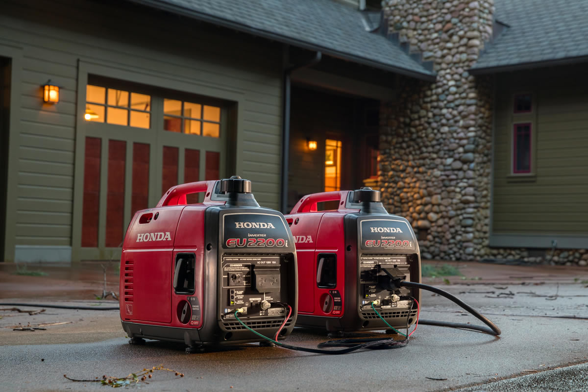 WHAT CAN I RUN WITH A HONDA EU2200I 2,200 GENERATOR?