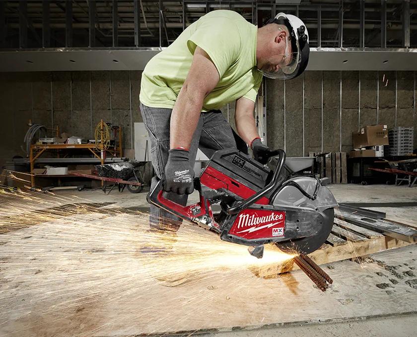 Rent a Cut-Quick Concrete Saw, Milwuakee MX Battery, 14" Blade (2)