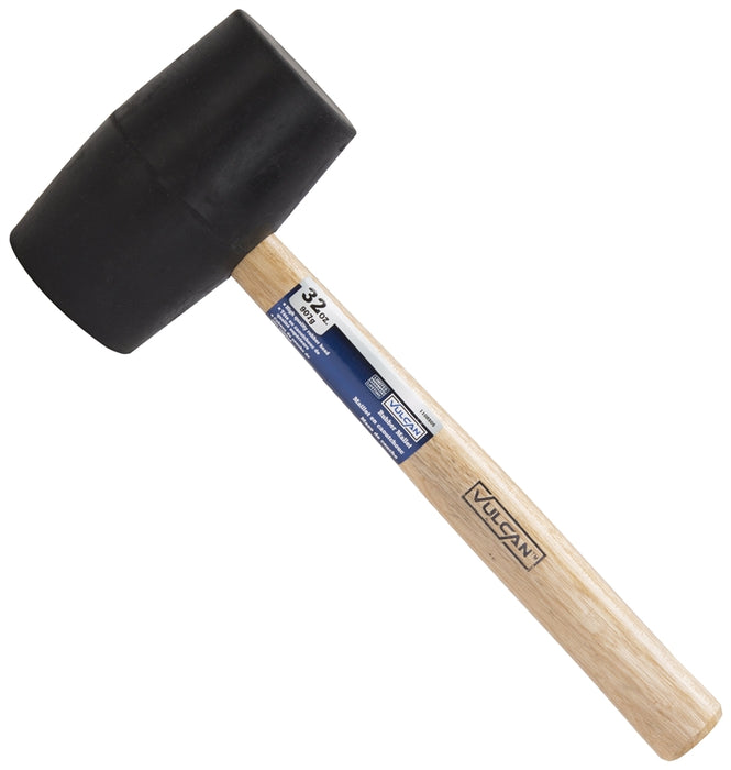 JLO-0343L  32ozMallet Rubber w/Wood Handle
