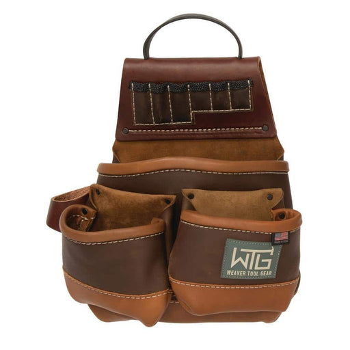 LTHR FRAMER LEFT POUCH BROWN