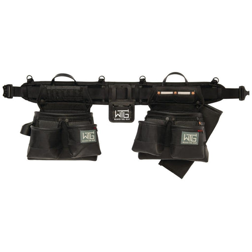 NYLON SUPER ROOFER TOOL BELT (SM-MD (28"-40") (BLACK)