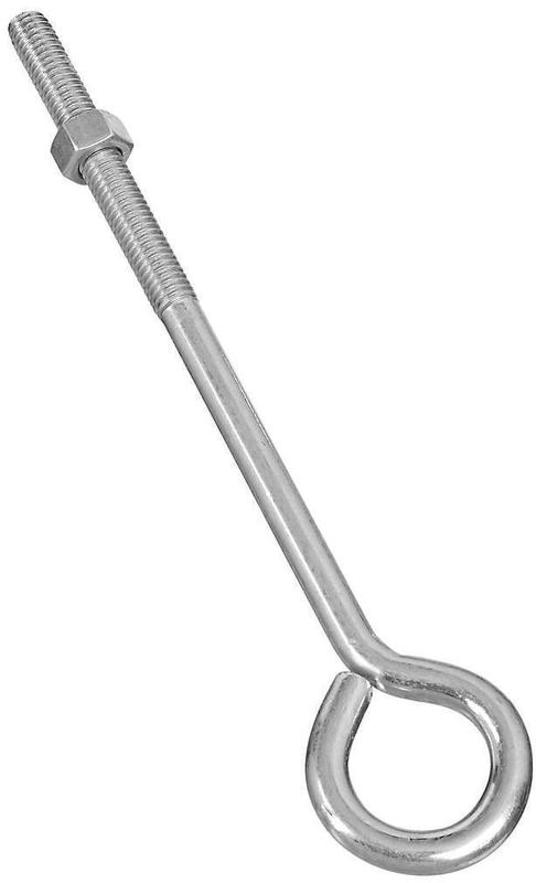 N221-291  EYE BOLT W/NUT 3/8X8IN ZINC