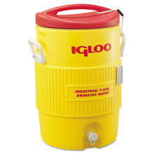 Igloo Drink Cooler, 5 Gallon, Red/Yellow, 400 Series