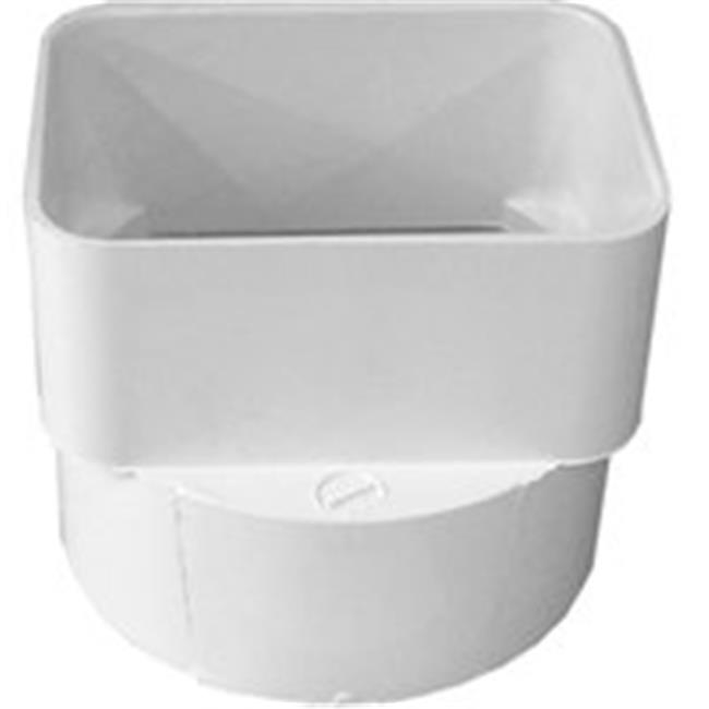 45344 ADAPTER DOWNSPOUT PVCS&D 3X4X4