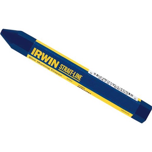 IRWIN Strait-Line Lumber Crayons, Blue