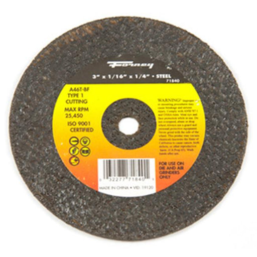 71840  WHEEL CUTOFF METAL 3X1/16X1/4IN