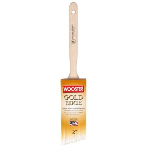 2" Gold Edge angle sash CT polyester paintbrush