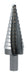 IRWIN Step Drill Bit, 3/16-Inch To 7/8-Inch, 3/8-Inch Shank