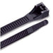Heavy-Duty Cable Tie, Nylon 6/6, 36" Length, 10.3" Max Bundle Dia, Black, 175 lb Tensile Strength, (50/Bag)