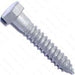 1/2 x 3 Hex Lag Screws - Galvanized  Box/50