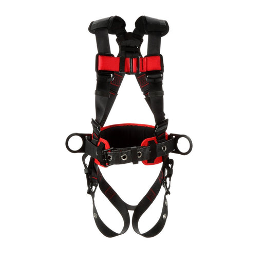 3Mâ„¢ ProtectaÂ® Construction Style Positioning Harness 1161309, Black, Medium/Large