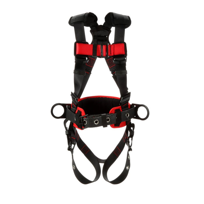 3Mâ„¢ ProtectaÂ® Construction Style Positioning Harness 1161309, Black, Medium/Large