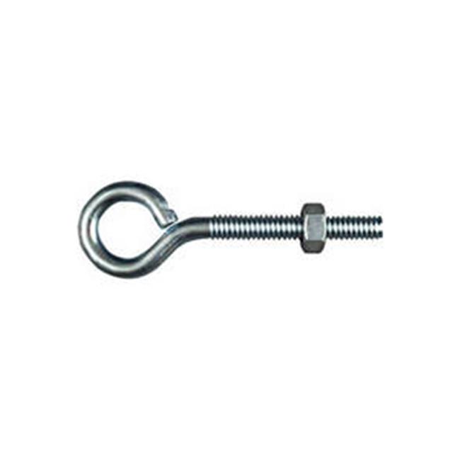 N221-119  EYE BOLT W/NUT 1/4X3IN ZINC