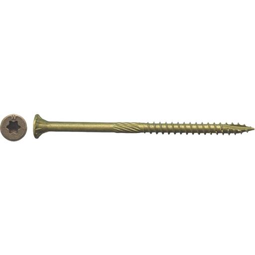 9 x 3" Bronze T-25 Flat Head Screw 2M/Box