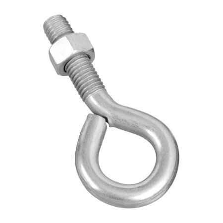 N221-309  EYE BOLT W/NUT 1/2X4IN ZINC