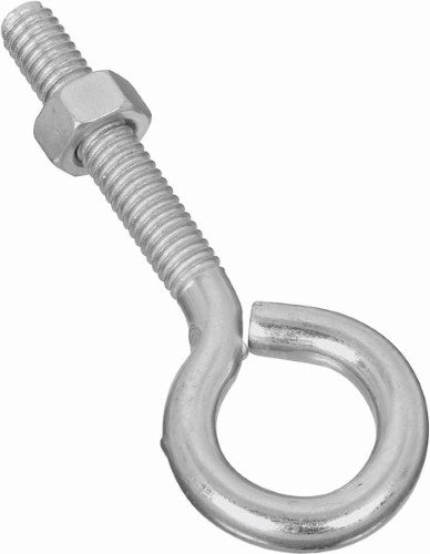 N221-218  EYE BOLT W/NUT 5/16X3-1/4 ZNC