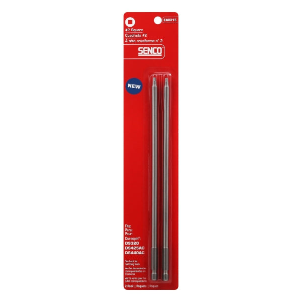 Senco DuraSpin EA0315 Square Bits - 2 Pack