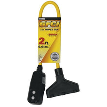 GF420802 ADAPTER GFCI 3OUT12/3X2FT YEL