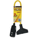 GF420802 ADAPTER GFCI 3OUT12/3X2FT YEL