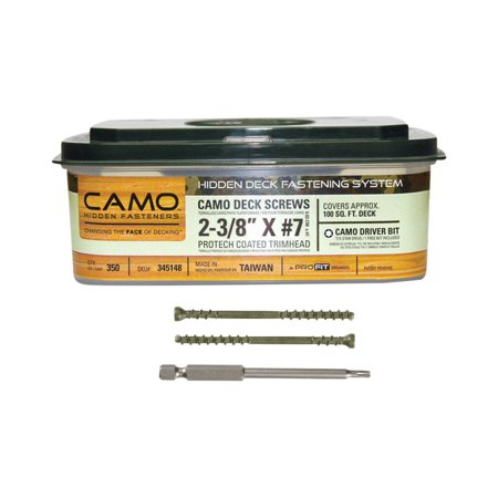 2-3/8" Camo Edge Screws Protech Coated 350/Box