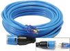 100' Locking Extension Cord, Green, 12/3