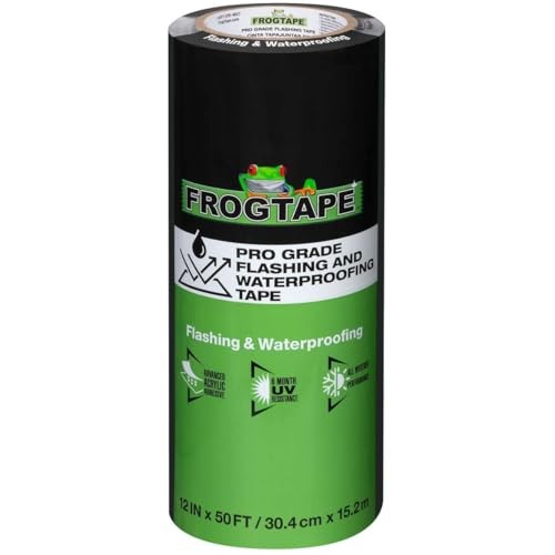 105727  FROG FLASHING TAPE BLACK 12"X 50'