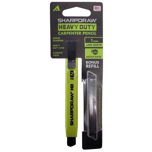 10333  CARPENTER PENCIL W/RFL GRN 7IN