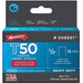 Arrow T50 SS (508SS1) Staples 3/8w X 1/2'' leg