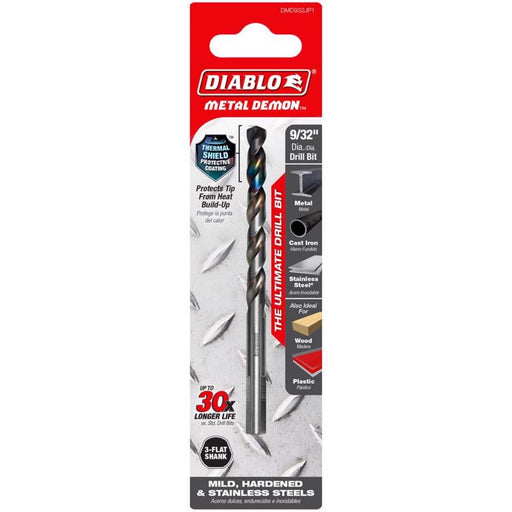 9/32'' Metal Demon Drill Bit for Mild, Hardened & SS