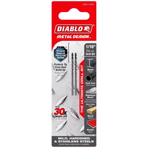 11/64'' Metal Demon Drill Bit for Mild, Hardened and SS