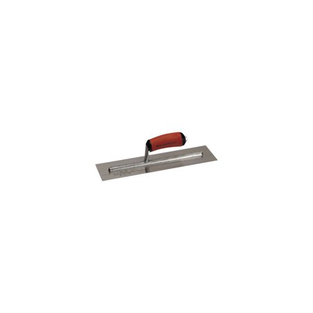 13229 14"x4" Steel Finish Trowel, Durasoft Handle