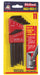 13211 KEY HEX SET 11PC SAE LONG ARM