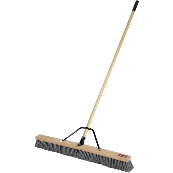 2040044   BROOM PUSH ROUGH GRAY-BRN 36IN