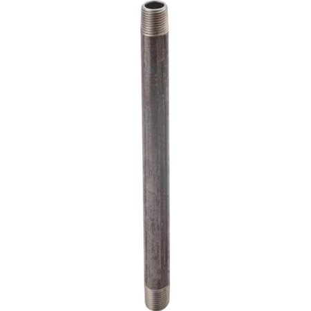 1/4 X CLOSE BLACK PIPE NIPPLE