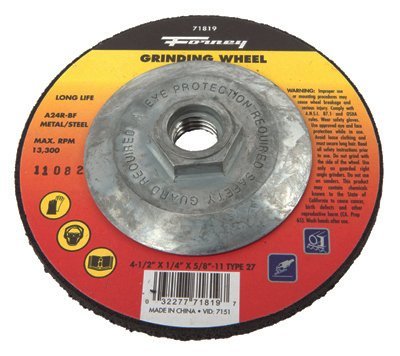 71819  WHEEL GRINDING 45X25X5/8-11