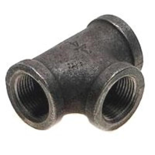 3/8"x3/8"x3/8" Black Mall Class150 Tee