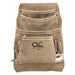 I923X 10 Pocket Nail and Tool Bag Suede Leather