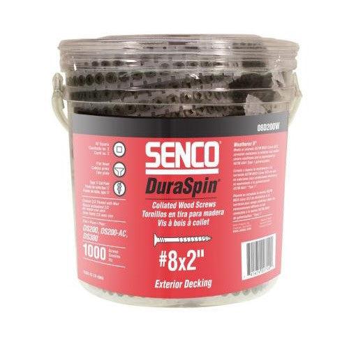 2 x #8 Sq Dr ACQ wood/wood Screw 1,000