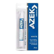 Azek Trim Nail Eraser, White Pvc Grade Nail Hole Filler