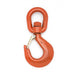 #4 Alloy Latched Swivel Hoist Hook, 2-Ton