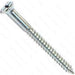 8 x 2" #2 phillips screw zinc