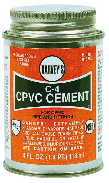 018700-24  CPVC CEMENT ORANGE 4 OZ