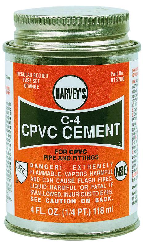 018700-24  CPVC CEMENT ORANGE 4 OZ