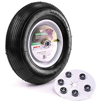 408TTRIB32 Wheelbarrow Tire Pneu UNI 16'' 5/8
